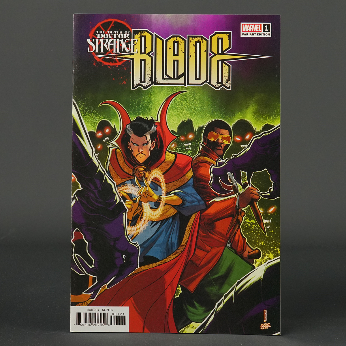 Death Doctor Strange BLADE #1 var Marvel Comics 2021 OCT210867 (CA) Baldeon