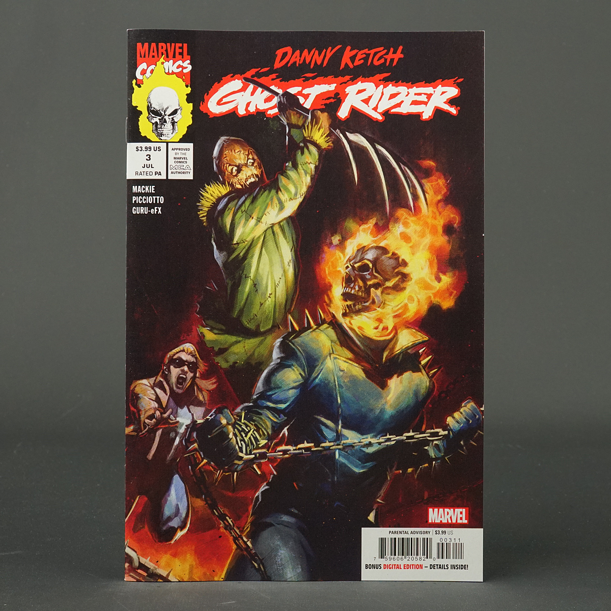 DANNY KETCH GHOST RIDER #3 Marvel Comics 2023 MAY230910 (CA) Harvey (W) Mackie