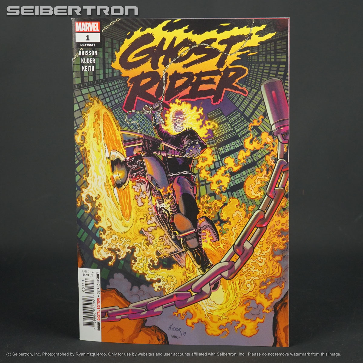 GHOST RIDER #1 Volume 9 Marvel Comics 2019 (W) Brisson (A/CA) Kuder AUG190978
