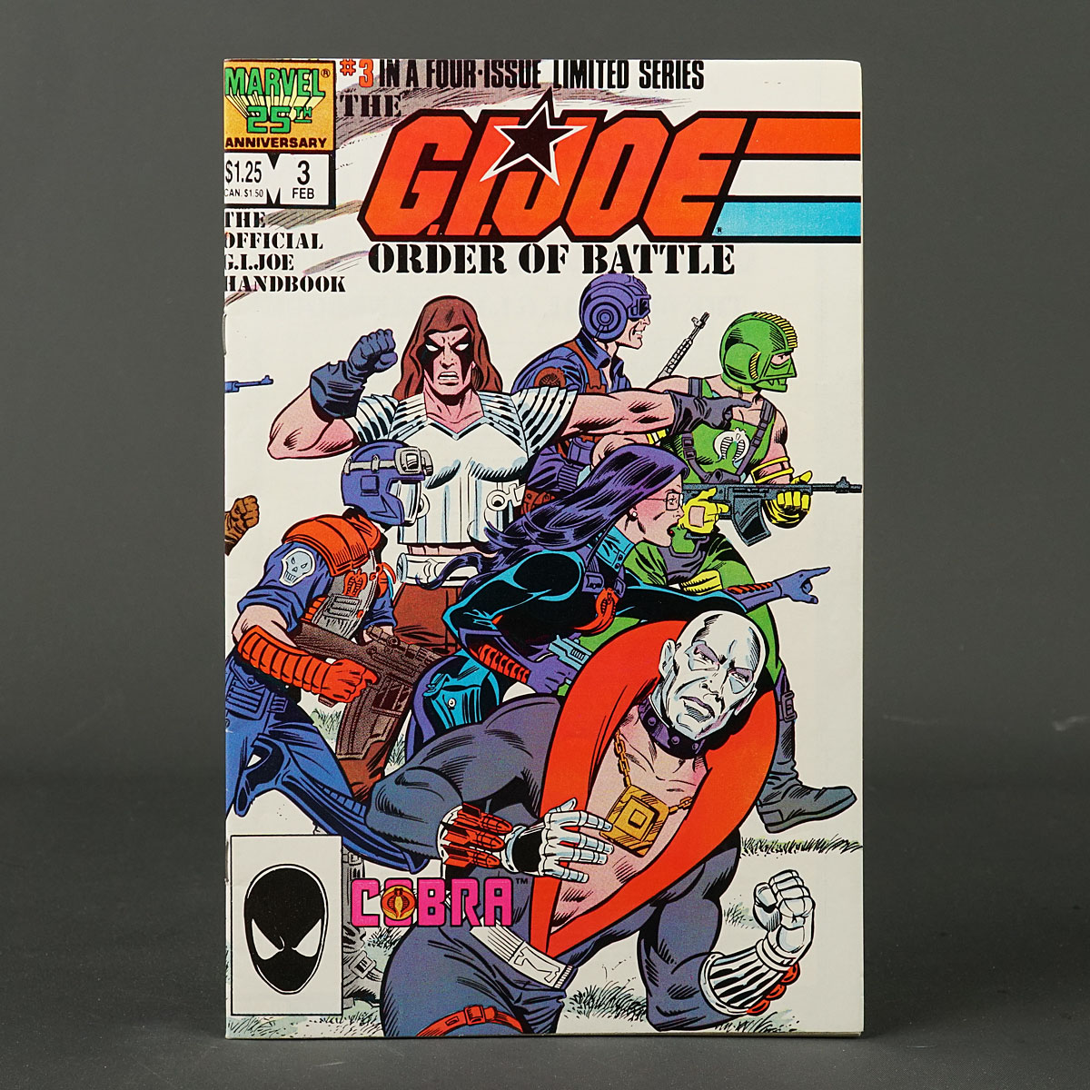 GI JOE ORDER OF BATTLE #3 Marvel Comics 1987 (CA) Trimpe (W) Hama 220721A
