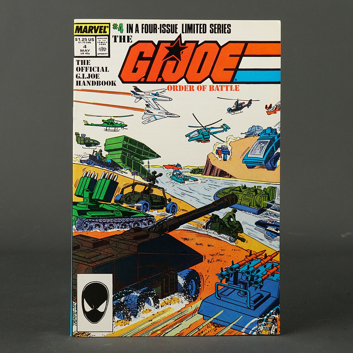 GI JOE ORDER OF BATTLE #4 Marvel Comics 1987 (CA) Trimpe (W) Brown 220721B