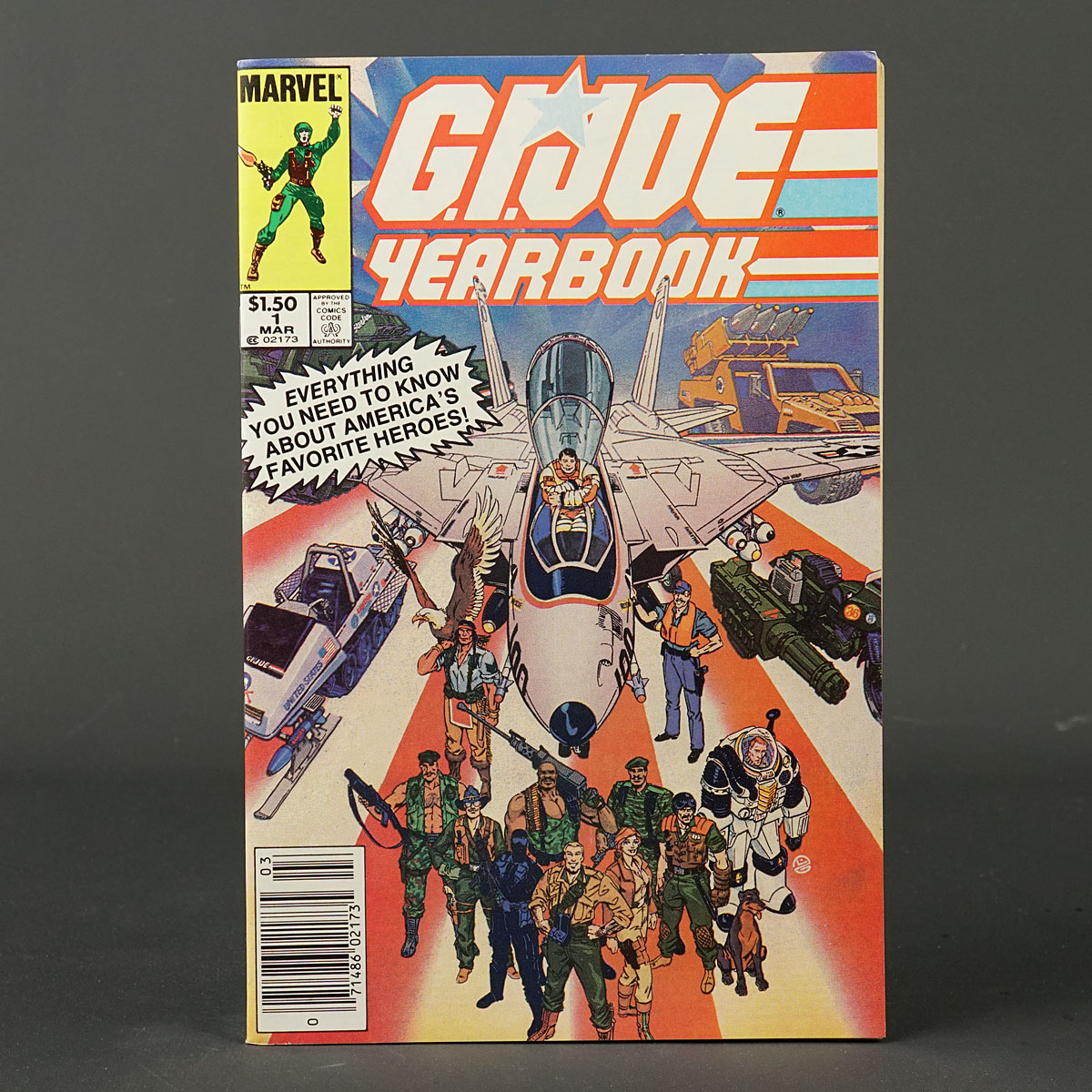 GI JOE YEARBOOK #1 Marvel Comics 1985 (CA) Golden (W) Hama 220721A