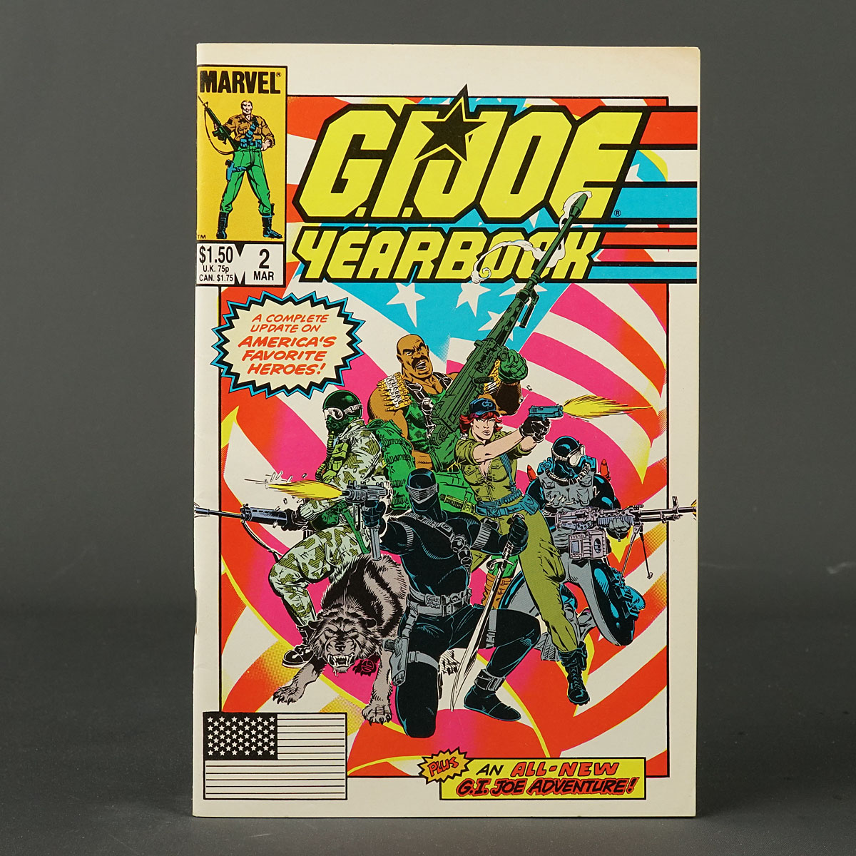 GI JOE YEARBOOK #2 Marvel Comics 1986 (CA) Golden (W) Hama 220721A