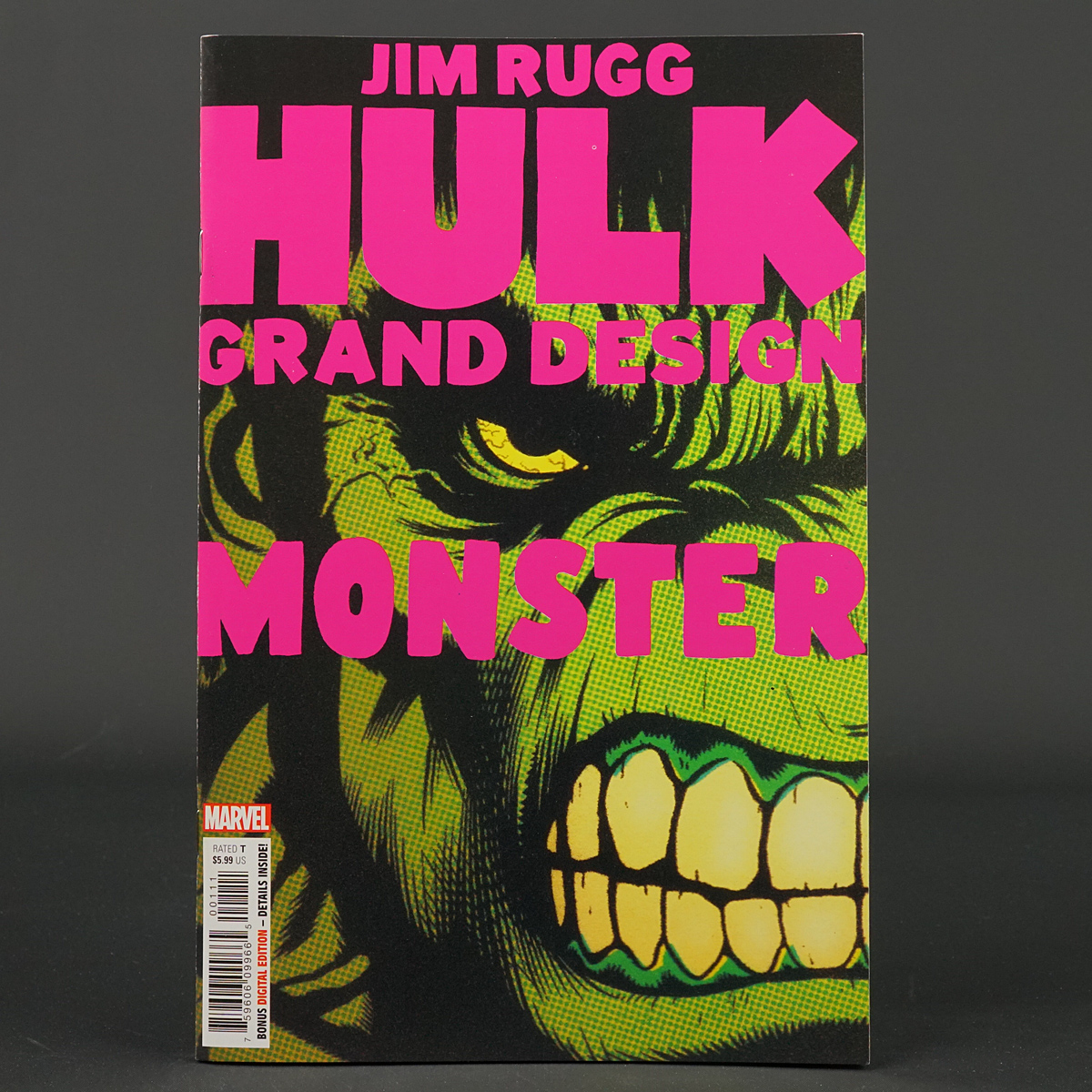 Hulk GRAND DESIGN MONSTER #1 Marvel Comics 2022 JAN220934 (W/A/CA) Rugg