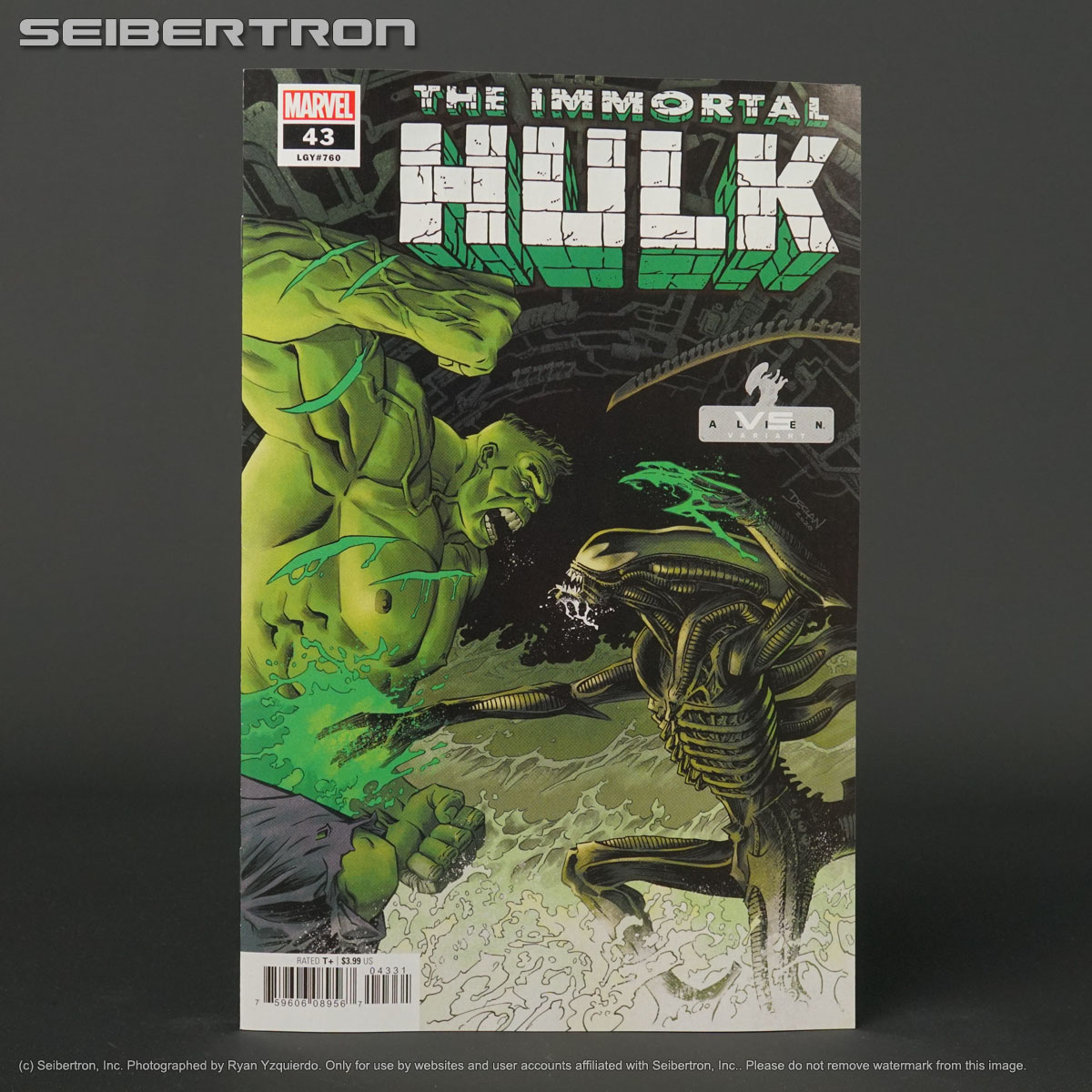IMMORTAL HULK #43 2nd run variant Alien Marvel Comics 2021 NOV200543 (CA)Shalvey