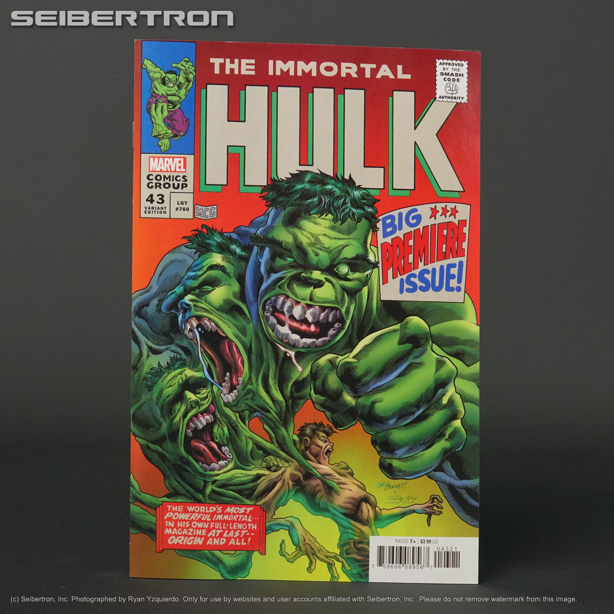 IMMORTAL HULK #43 (2nd run) var homage Marvel Comics 2021 NOV200542 (CA) Bennett