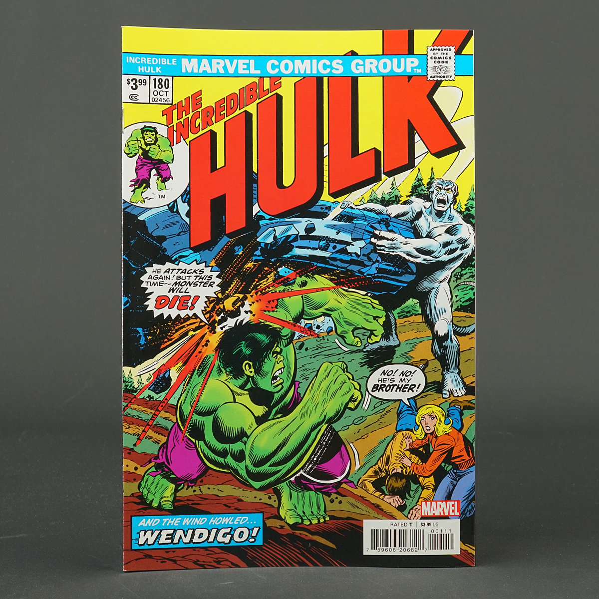 INCREDIBLE HULK #180 facsimile Marvel Comics 2023 ptg MAY230701 (CA) Trimpe