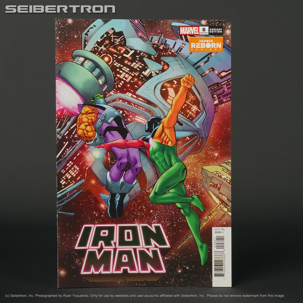 IRON MAN #8 var Heroes Reborn Marvel Comics 2021 FEB210631 (CA) Pacheco