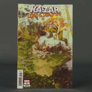 KA-ZAR LORD SAVAGE LAND #2 var 1:10 map Marvel Comics 2021 AUG211111 (CA) Garcia