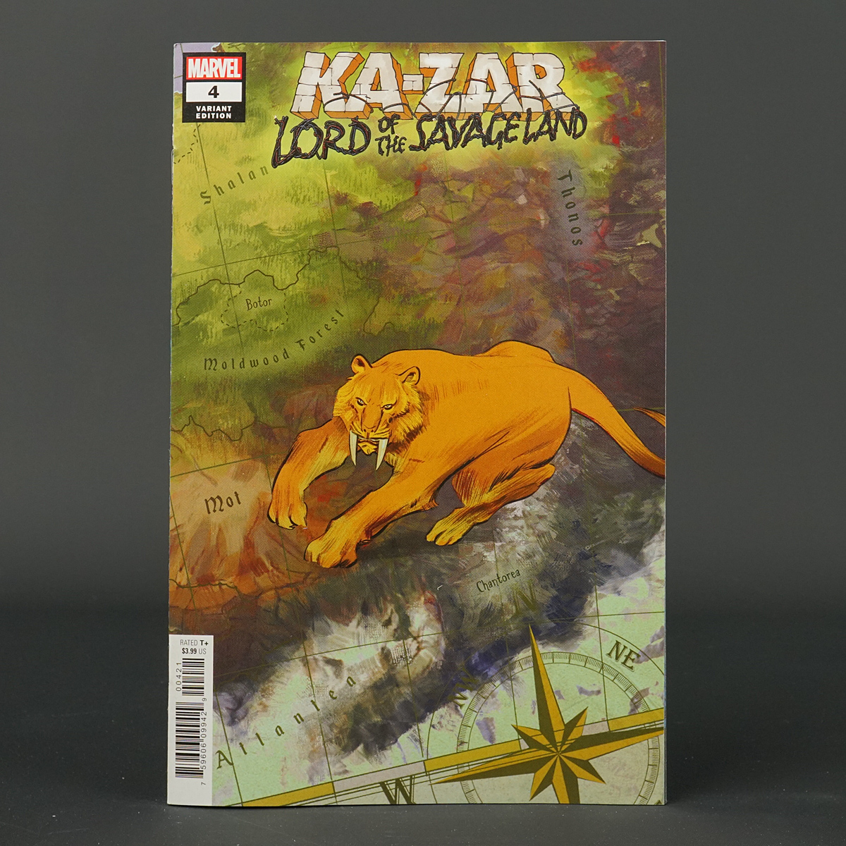 KA-ZAR LORD SAVAGE LAND #4 var 1:10 map Marvel Comics 2021 OCT210931 (CA) Garcia