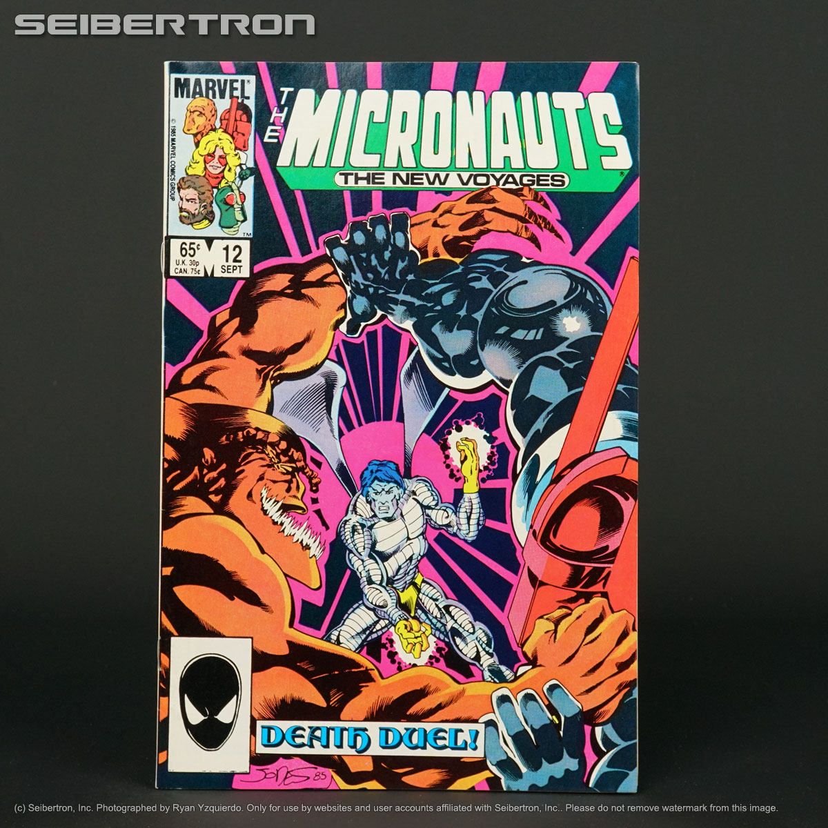 MICRONAUTS NEW VOYAGES #12 Marvel Comics 1985 201125a (CA) Jones (W) Gillis