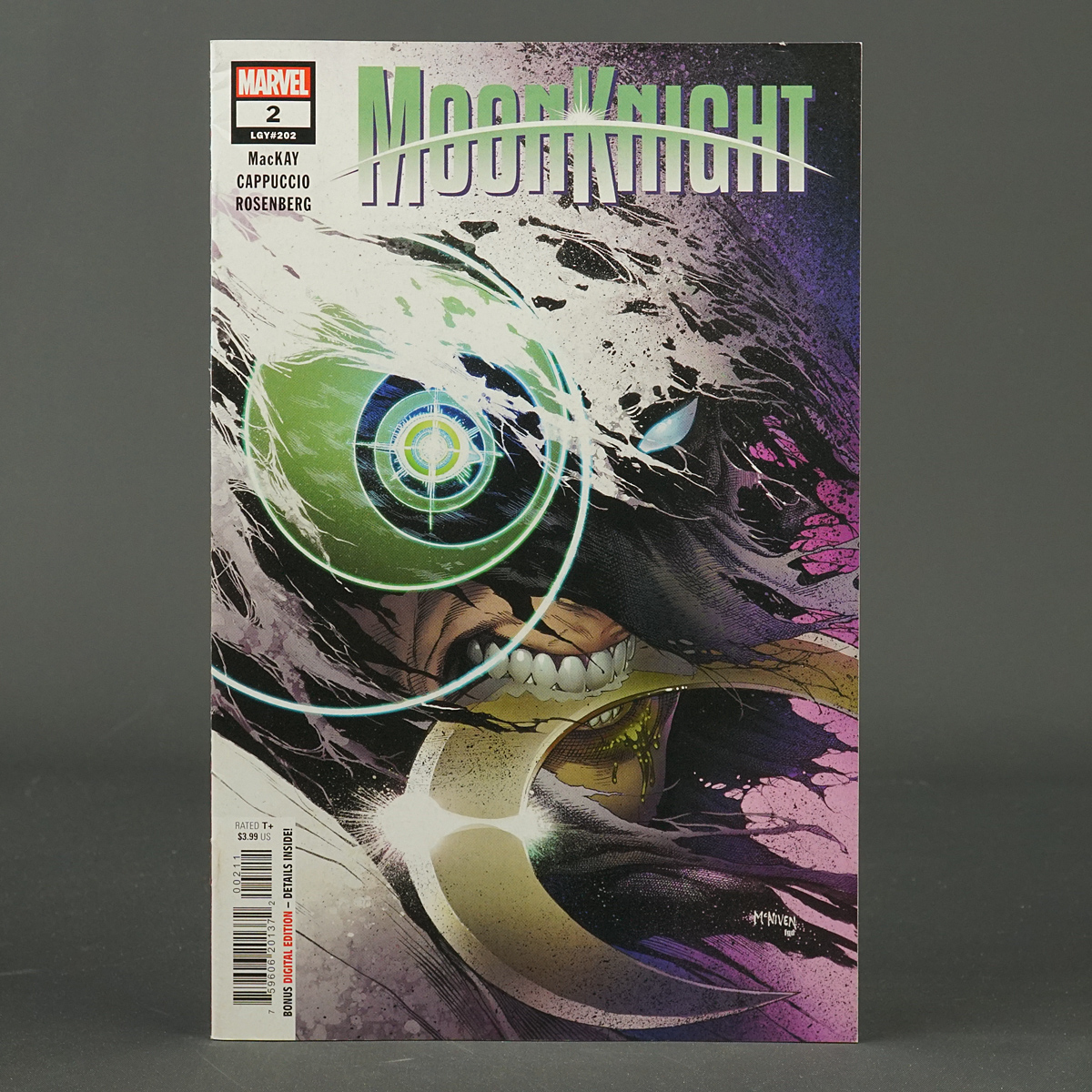 MOON KNIGHT #2 Marvel Comics 2021 JUN210629 (W) MacKay (CA) McNiven 230531B