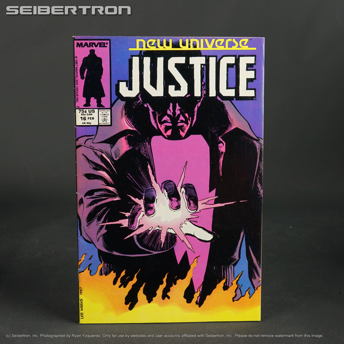 New Universe JUSTICE #16 Marvel Comics 1988 200610A (W) David (A/CA) Weeks