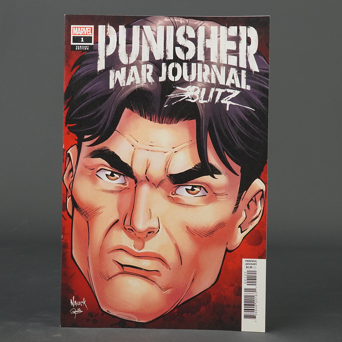 Punisher War Journal BLITZ #1 var headshot Marvel Comics APR220888 (CA) Nauck