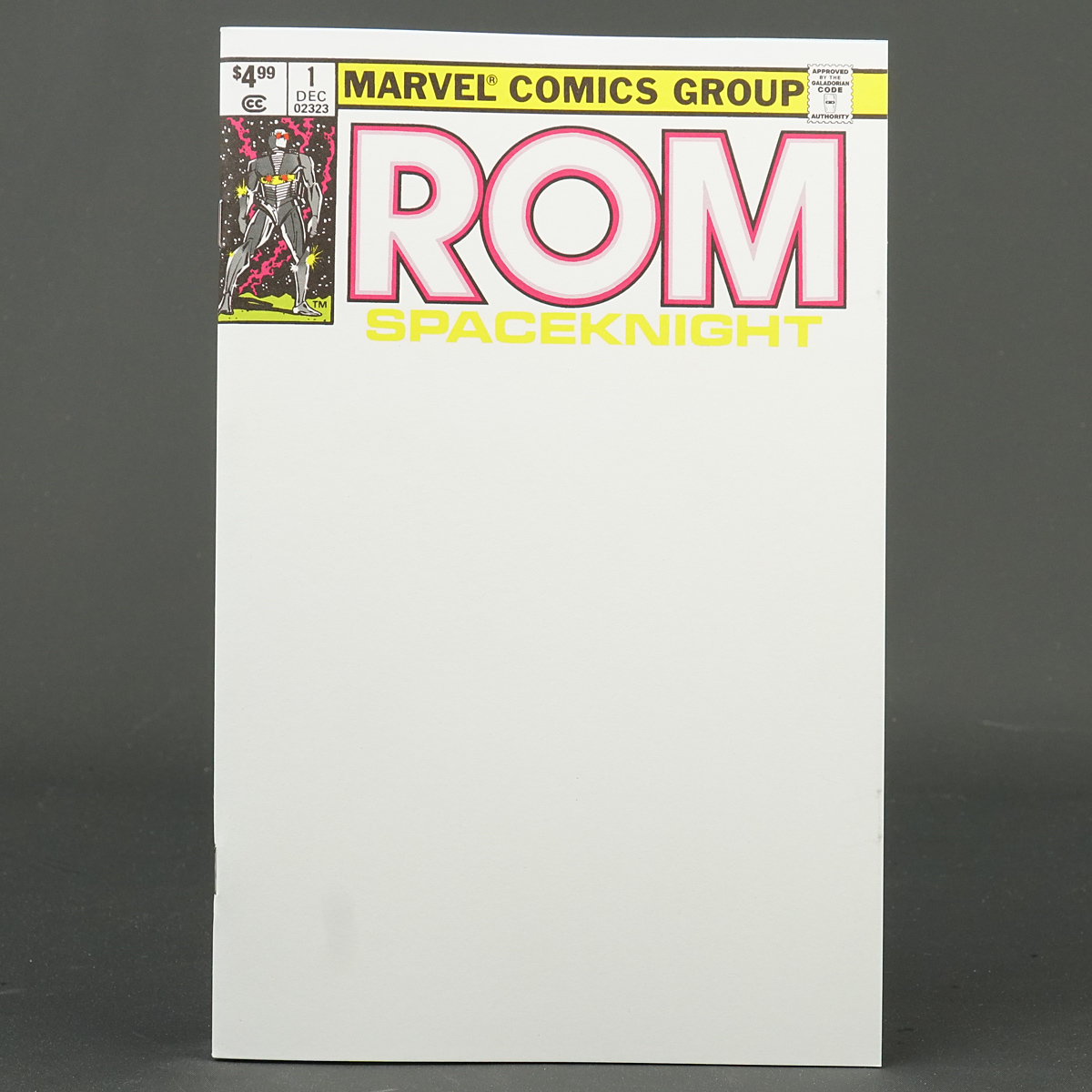 ROM SPACEKNIGHT #1 Facsimile blank sketch Marvel Comics 2023 JUL230686