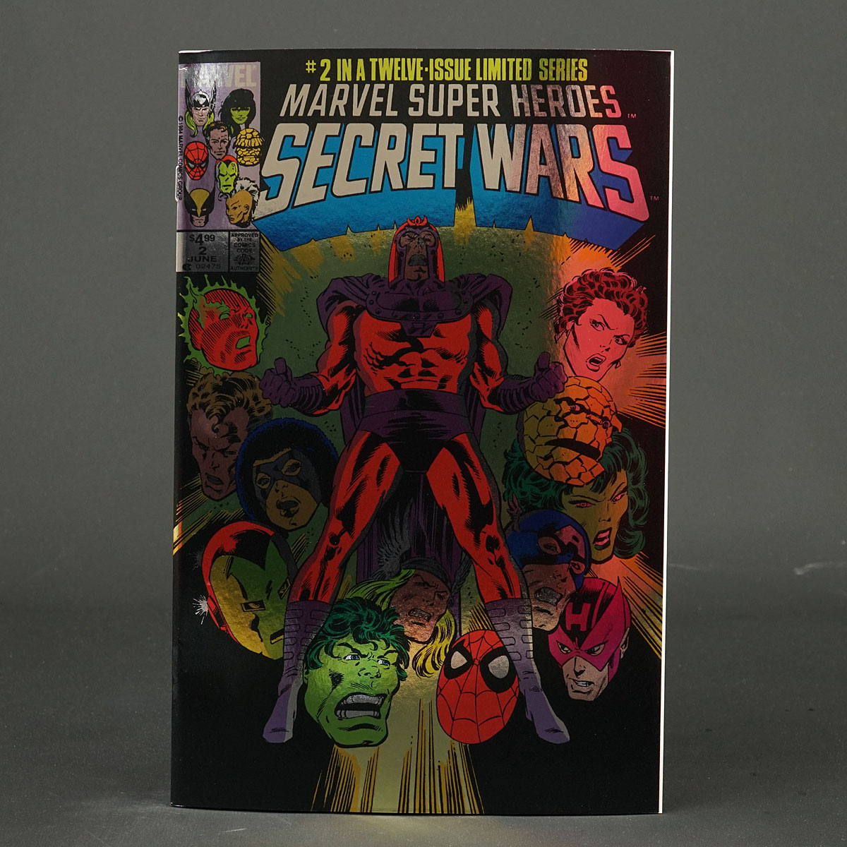 Marvel Super Heroes SECRET WARS #2 Facsimile FOIL Marvel Comics 2024 NOV230745 MSH (W) Jim Shooter (A/CA) Zeck