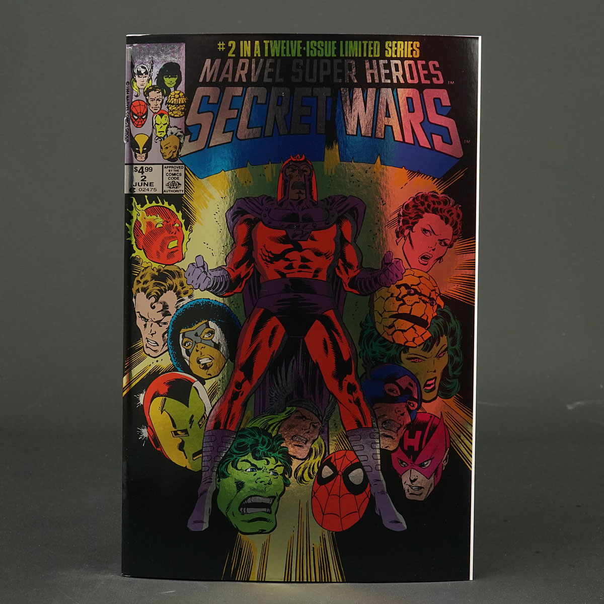 Marvel Super Heroes SECRET WARS #2 Facsimile FOIL Marvel Comics 2024 NOV230745 MSH (W) Jim Shooter (A/CA) Zeck