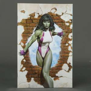 Visit shop.seibertron.com to buy "SENSATIONAL SHE-HULK #1 var 1:100 virgin Marvel Comics 2023 AUG230647 Granov"