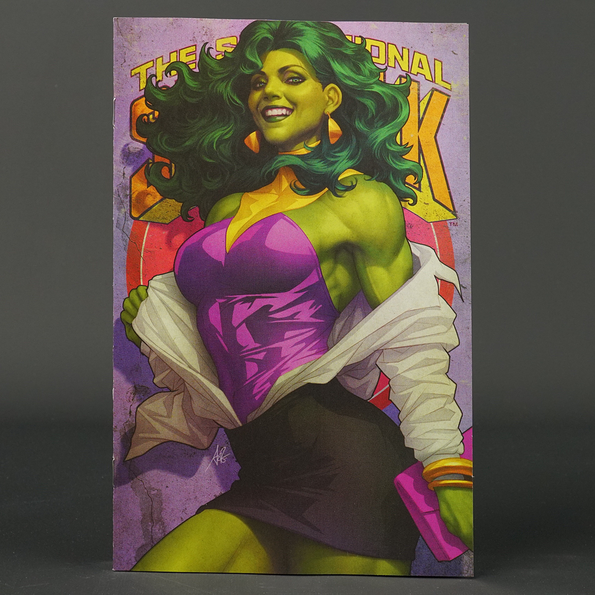 SHE-HULK #1 var 1:100 virgin Marvel Comics 2022 NOV210847 (CA) Artgerm (W)Rowell