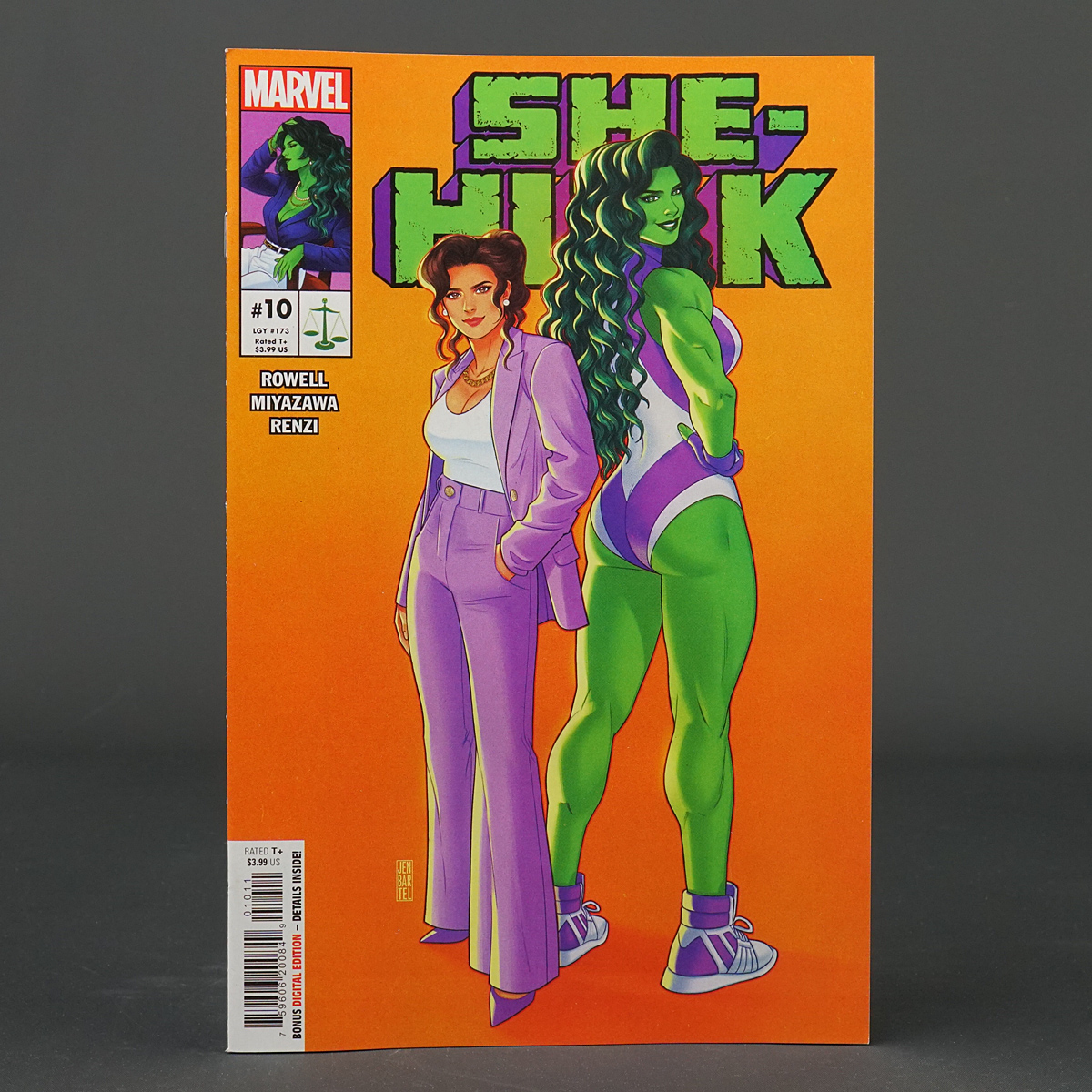 SHE-HULK #10 Marvel Comics 2023 OCT221160 (CA) Bartel (W) Rowell (A) Miyazawa