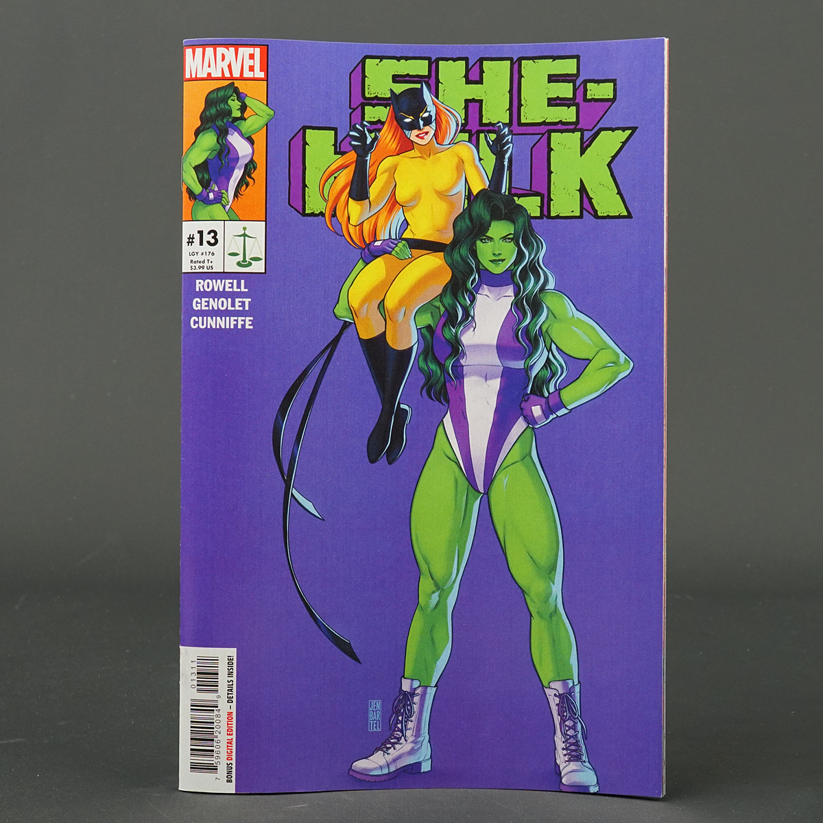 SHE-HULK #13 Marvel Comics 2023 MAR230859 (CA) Bartel (W) Rowell (A) Genolet