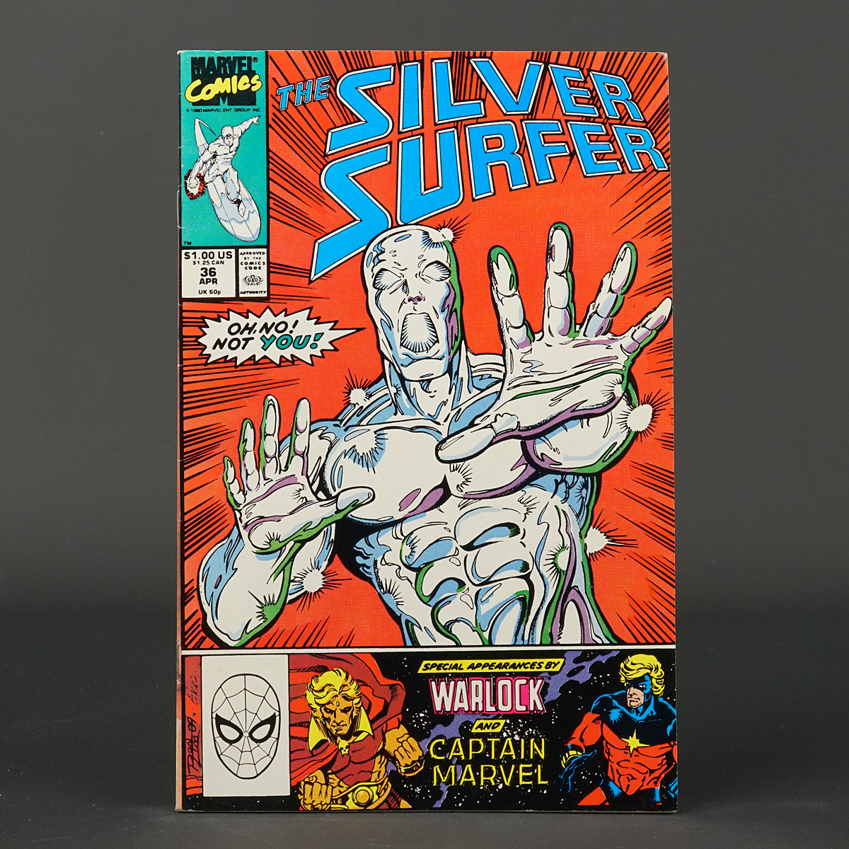 SILVER SURFER #36 Marvel Comics 1990 220121A (A/CA) Lim (W) Starlin