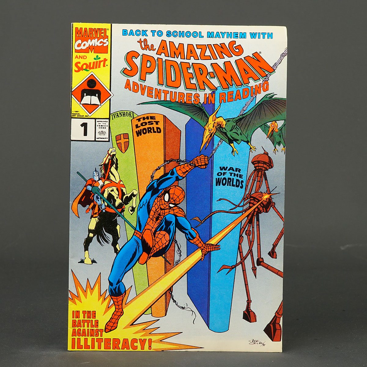 Amazing Spider-Man ADVENTURES IN READING #1 Marvel Comics Squirt Delbo 240317A