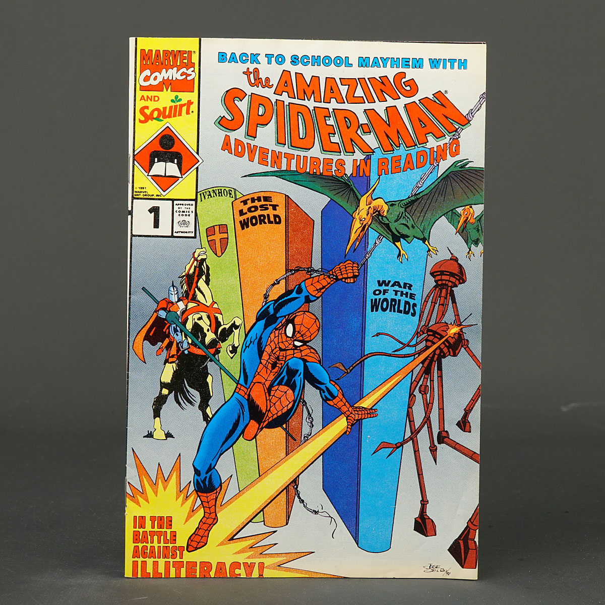 Amazing Spider-Man ADVENTURES IN READING #1 Marvel Comics Squirt Delbo 240317B
