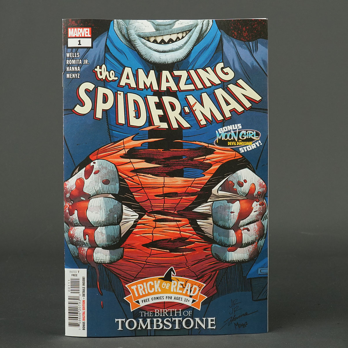 Trick Or Read AMAZING SPIDER-MAN #1 Marvel Comics 2023 JUL230866 (CA) Romita Jr