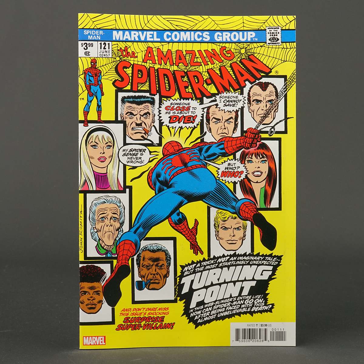 AMAZING SPIDER-MAN #121 Facsimile Edition Marvel Comics 2023 ptg APR230703