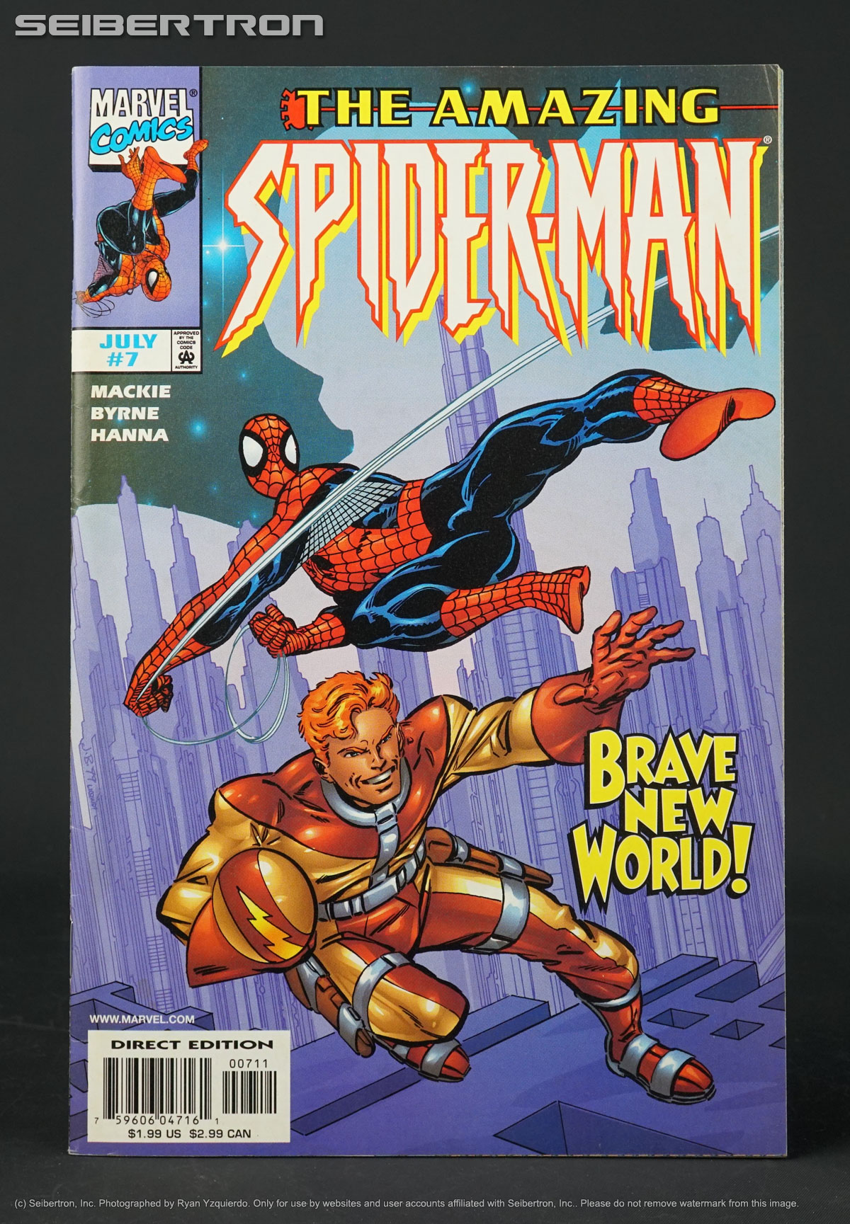 AMAZING SPIDER-MAN #7 (Volume 2) Marvel Comics 1999 Brave New World 190529mr