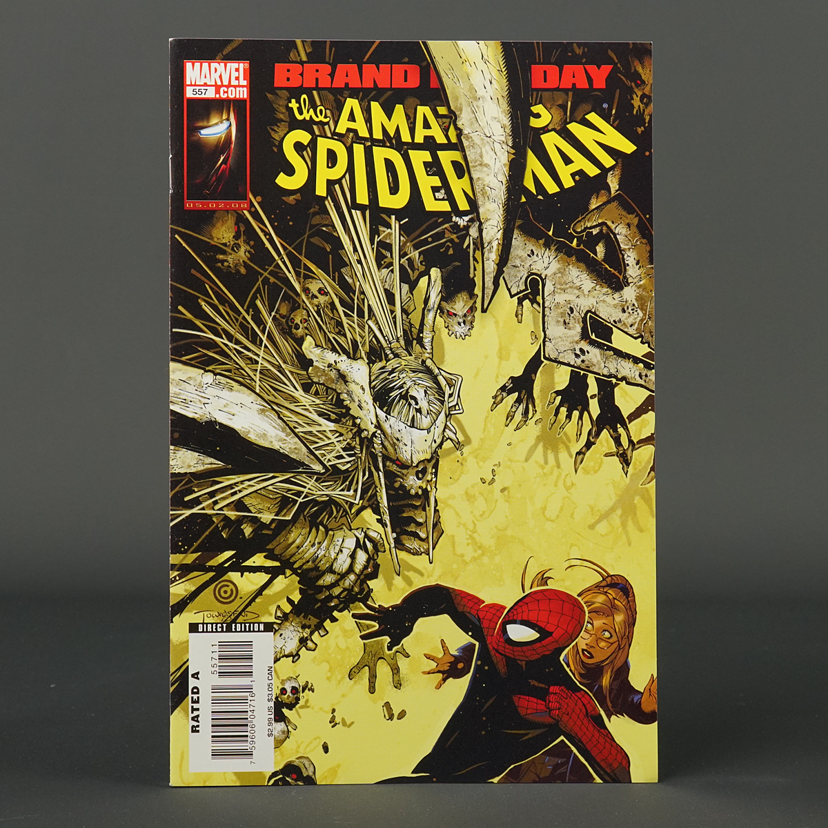 AMAZING SPIDER-MAN #557 Marvel Comics 2008 (A/CA) Bachalo (W) Wells 210825A
