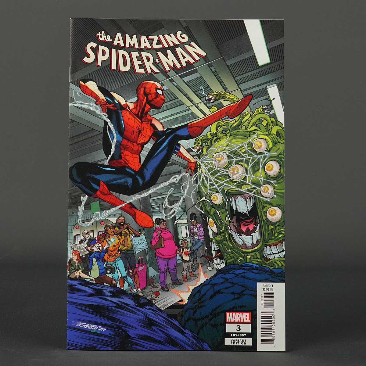AMAZING SPIDER-MAN #3 var 1:25 Marvel Comics 2022 MAR220942 (CA) Garron
