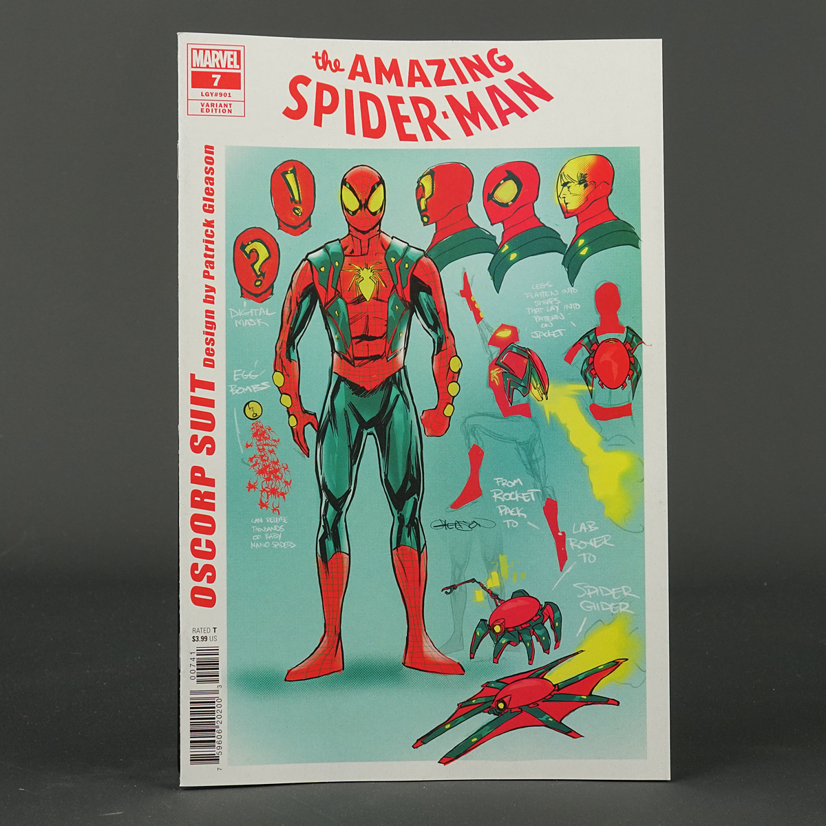 AMAZING SPIDER-MAN #7 var 1:10 design Marvel Comics 2022 MAY220865 (CA) Gleason