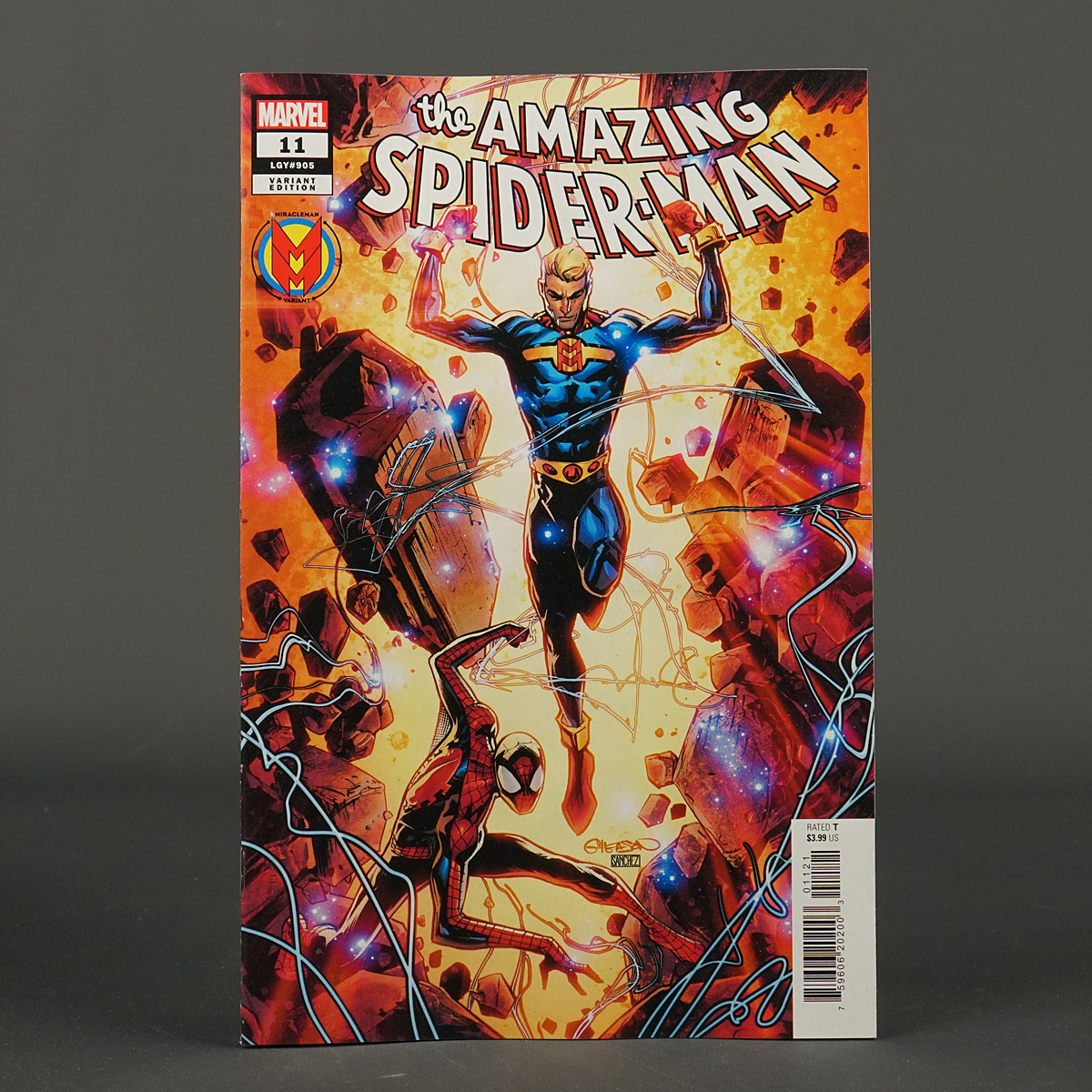 AMAZING SPIDER-MAN #11 var Miracleman Marvel Comics 2022 AUG220832 (CA) Gleason