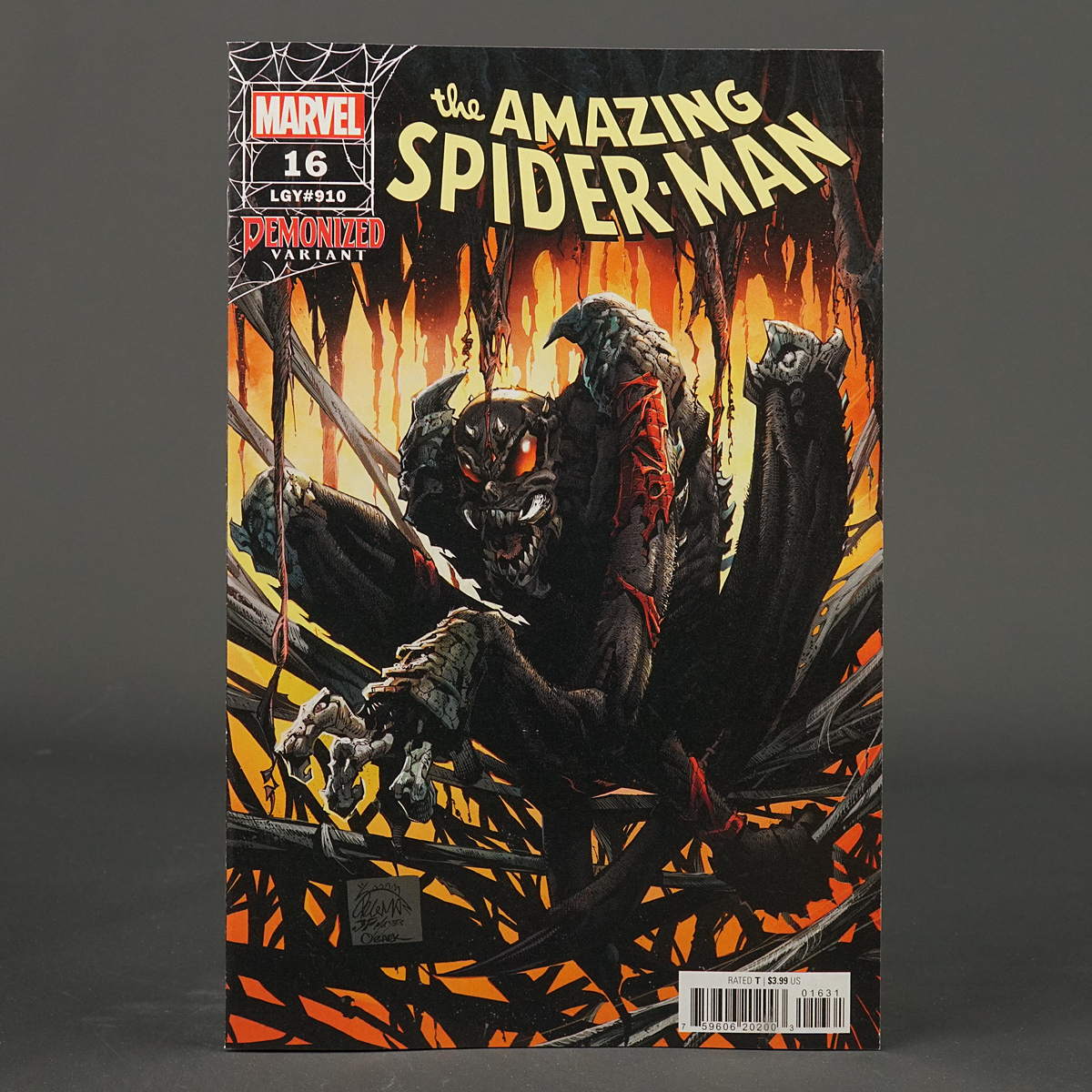 AMAZING SPIDER-MAN #16 var Demonized Marvel Comics 2022 OCT220769 (CA) Stegman