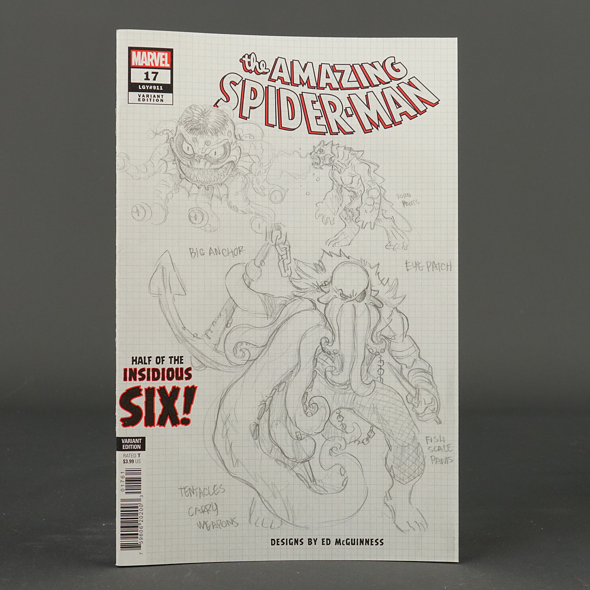 AMAZING SPIDER-MAN #17 var design Marvel Comics 2023 SEP228350 (CA) McGuinness