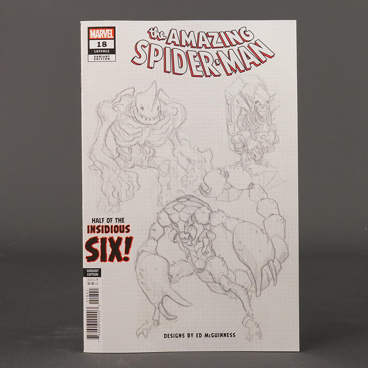 AMAZING SPIDER-MAN #18 var design Marvel Comics 2023 NOV220768 (CA) McGuinness