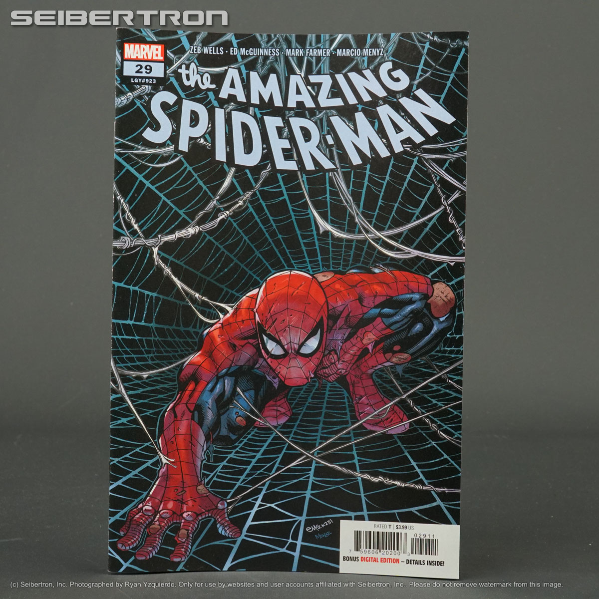 AMAZING SPIDER-MAN #29 Marvel Comics 2023 MAY230659 (W) Wells (A/CA) McGuinness