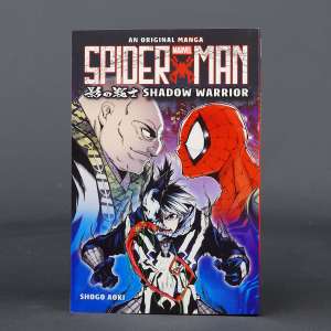 Visit shop.seibertron.com to buy "Spider-Man Original Manga SHADOW WARRIOR Scholastic Marvel Comics 2025 (CA) Aoki"