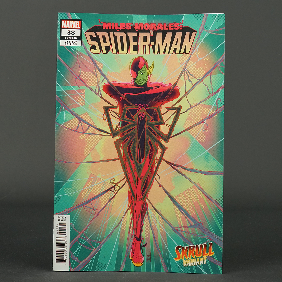 MILES MORALES SPIDER-MAN #38 var Skrull Marvel Comics 2022 MAR220965 (CA) Souza