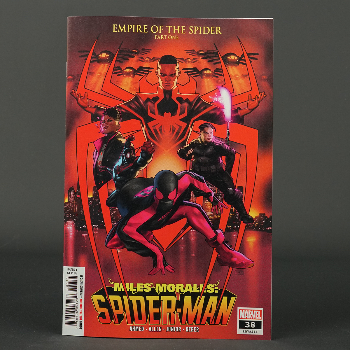 MILES MORALES SPIDER-MAN #38 Marvel Comics 2022 MAR220963 (CA) Clarke (W) Ahmed