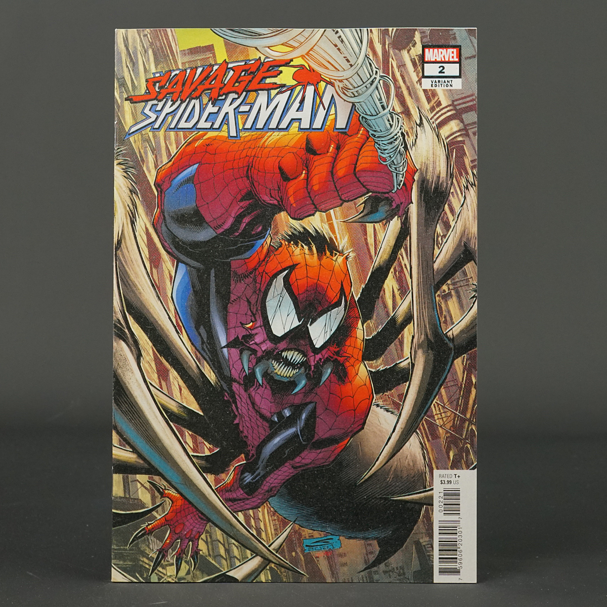 SAVAGE SPIDER-MAN #2 var 1:25 Marvel Comics 2022 JAN220883 (CA) Sandoval 220413A