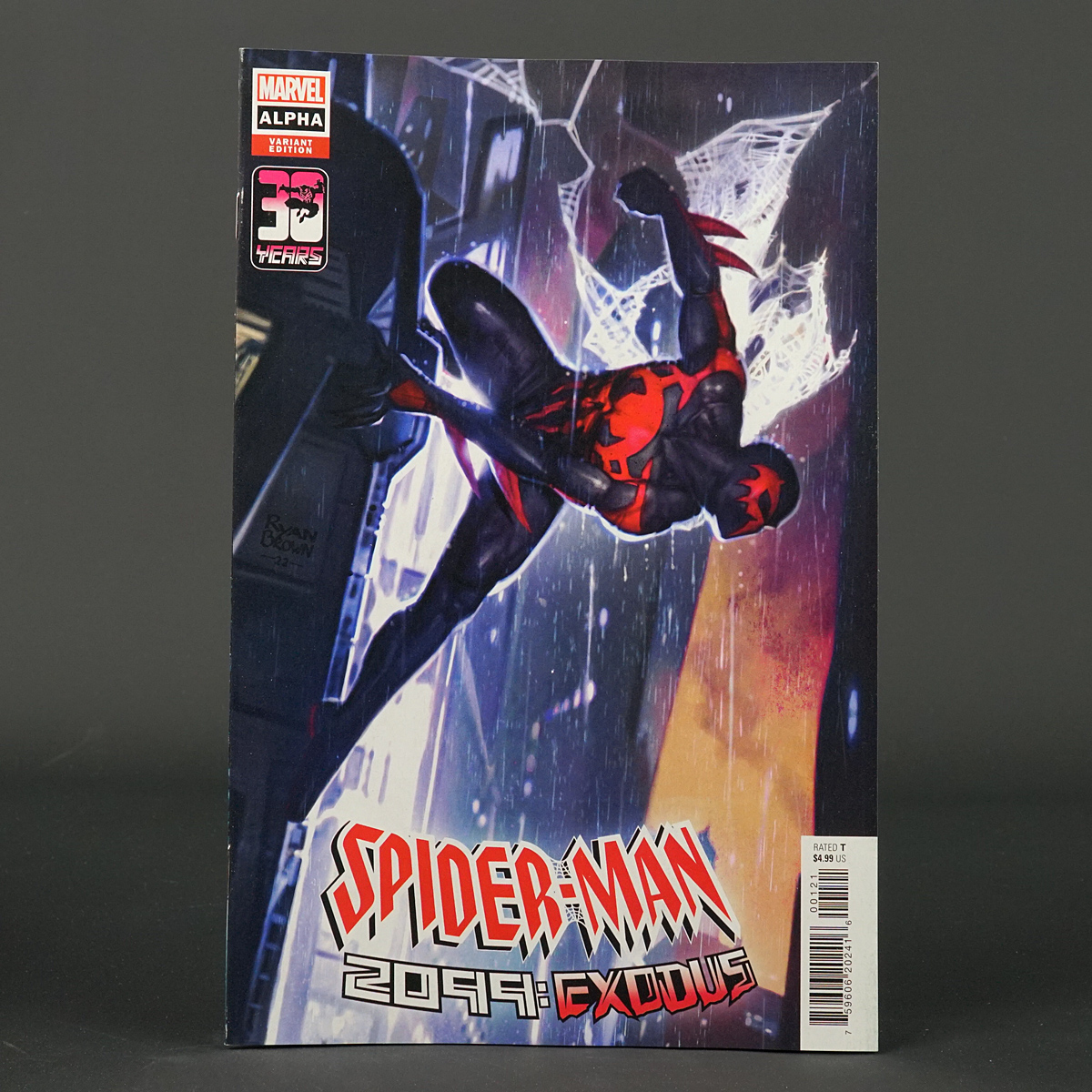 Spider-Man 2099 EXODUS ALPHA #1 var Marvel Comics 2022 MAR220898 (CA) Brown