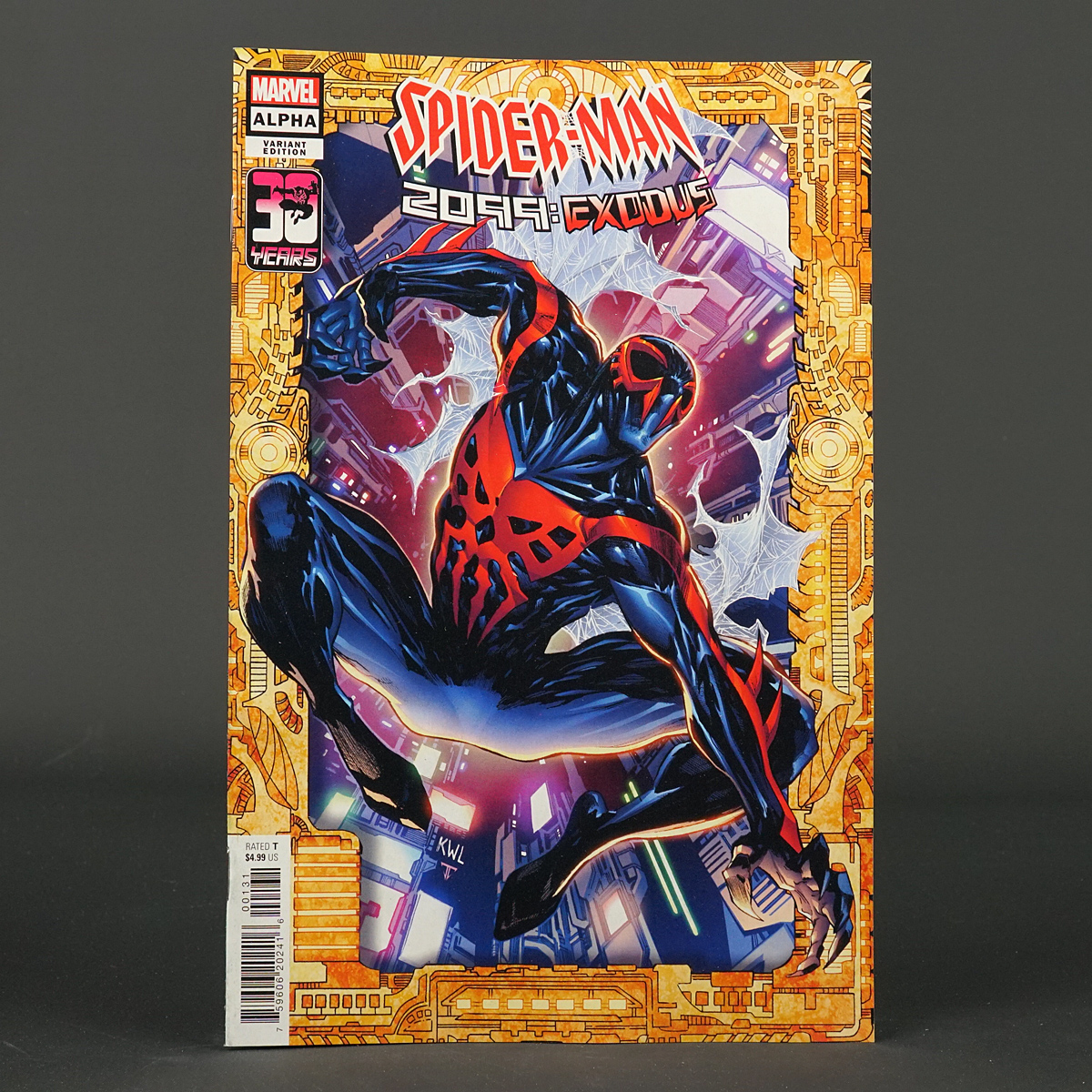 Spider-Man 2099 EXODUS ALPHA #1 frame Marvel Comics 2022 MAR220899 (CA) Lashley