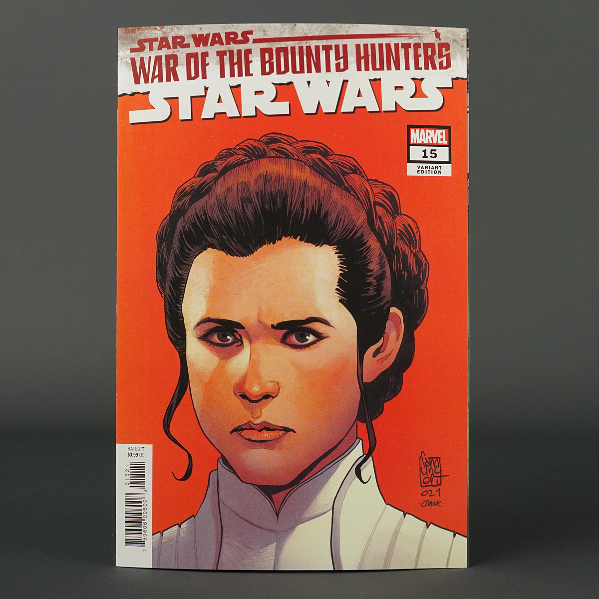 STAR WARS #15 var headshot Marvel Comics 2021 MAY210680 (CA) Camuncoli (W) Soule (A) Rosanas