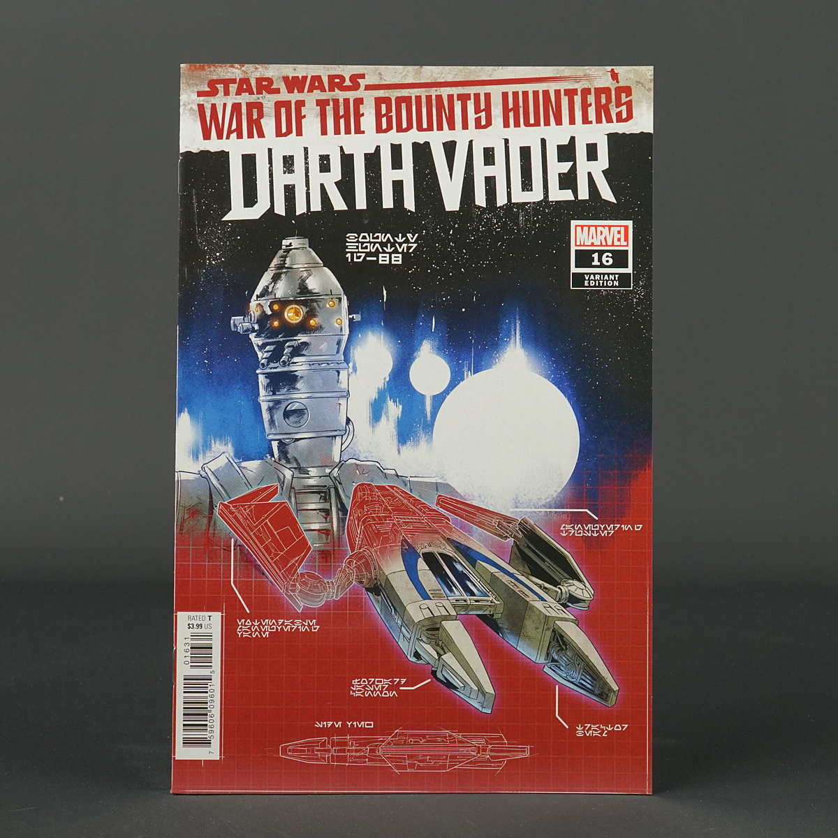 STAR WARS DARTH VADER #16 blueprint Marvel Comics 2021 JUL210756 (CA) Villanelli