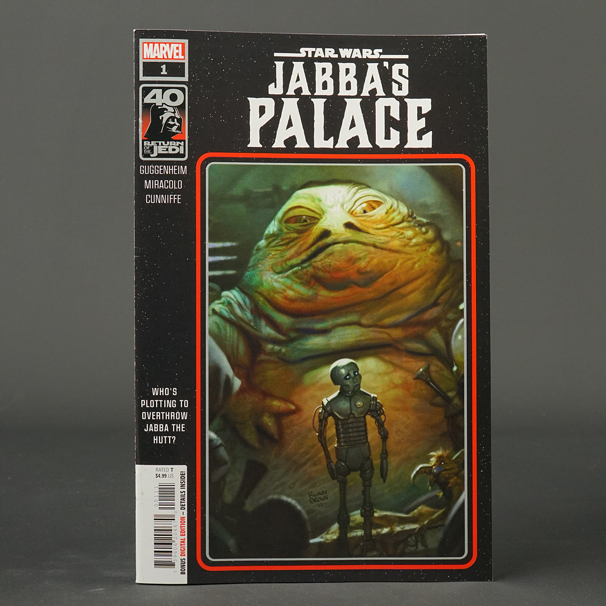 Star Wars JABBAS PALACE #1 Marvel Comics 2023 DEC220908 (CA) Brown (W)Guggenheim