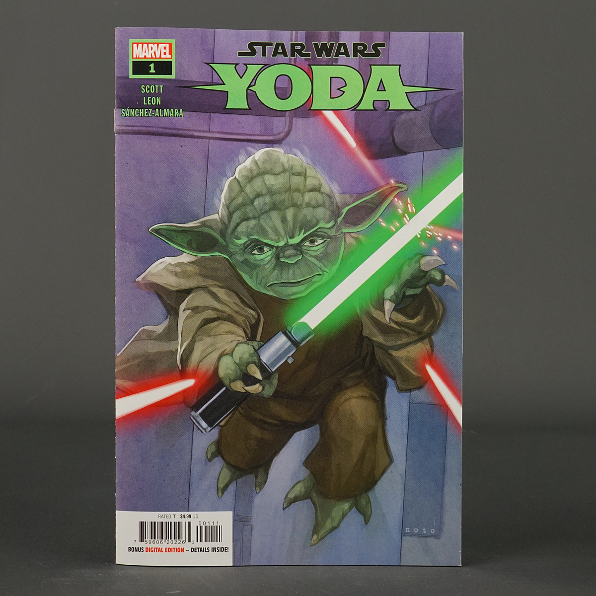 Star Wars YODA #1 Marvel Comics 2022 SEP221067 (CA) Noto (W) Scott (A) Leon