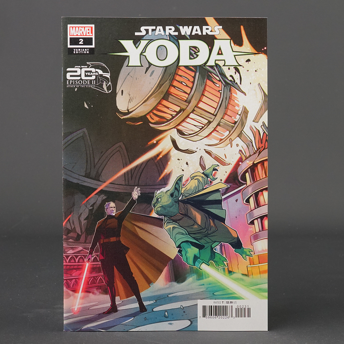 Star Wars YODA #2 var AOTC20 Marvel Comics 2022 OCT220987 (CA) Wijngaard